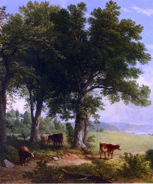  Asher Brown Durand In the Shade of the Old Oak Tree - Canvas Print