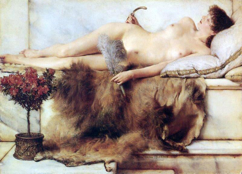  Sir Lawrence Alma-Tadema In the Tepidarium - Canvas Print