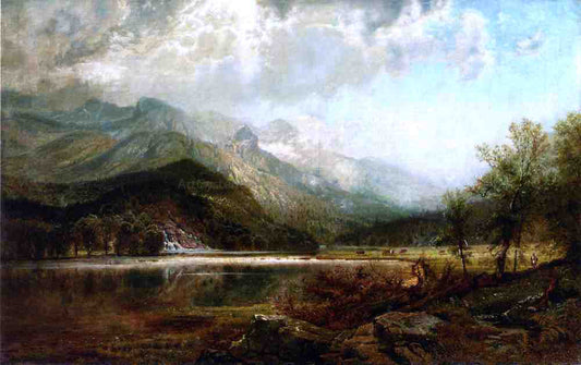  Edmund Darch Lewis In the Valley - Canvas Print