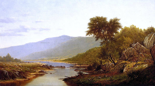  Charles W Knapp In the White Mountains - Canvas Print