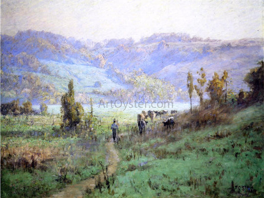  Theodore Clement Steele In the Whitewater Valley near Metamora - Canvas Print