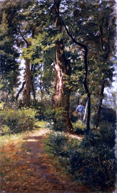  Adolfo Tommasi In the Woods - Canvas Print