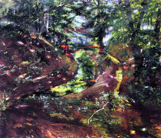  Lovis Corinth In the Woods near Bernried - Canvas Print