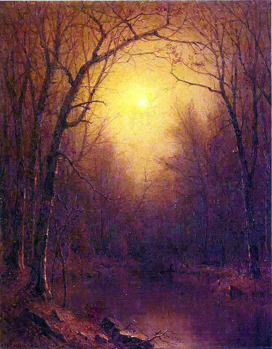  Sanford Robinson Gifford Indian Summer in the Bronx - Canvas Print