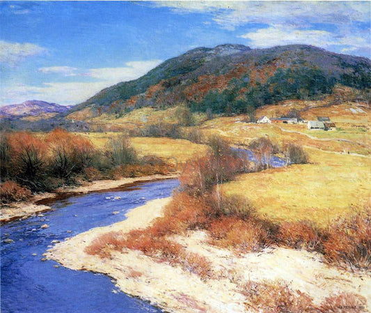  Willard Leroy Metcalf Indian Summer, Vermont - Canvas Print