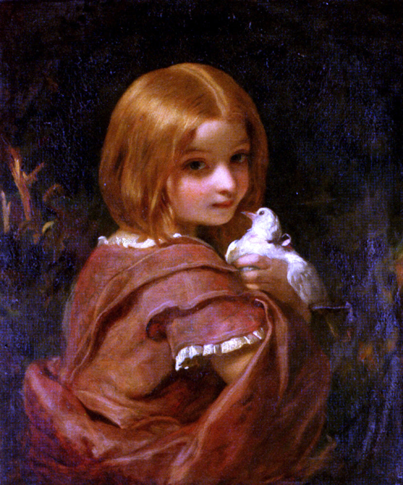  James Sant Innocence - Canvas Print