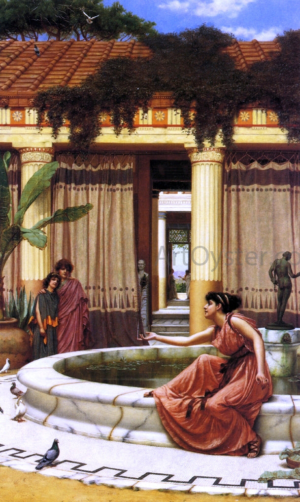  John William Godward Innocent Amusements - Canvas Print