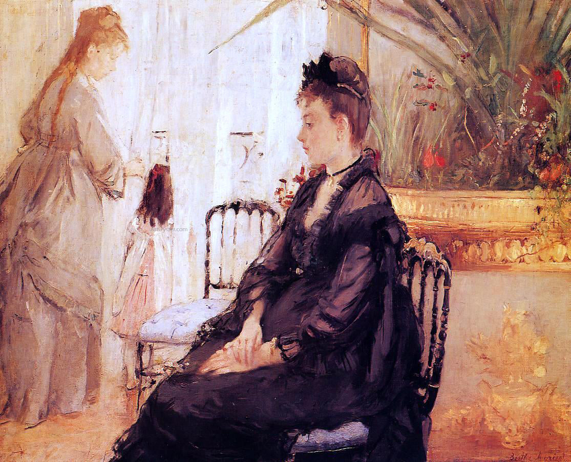  Berthe Morisot Interior - Canvas Print