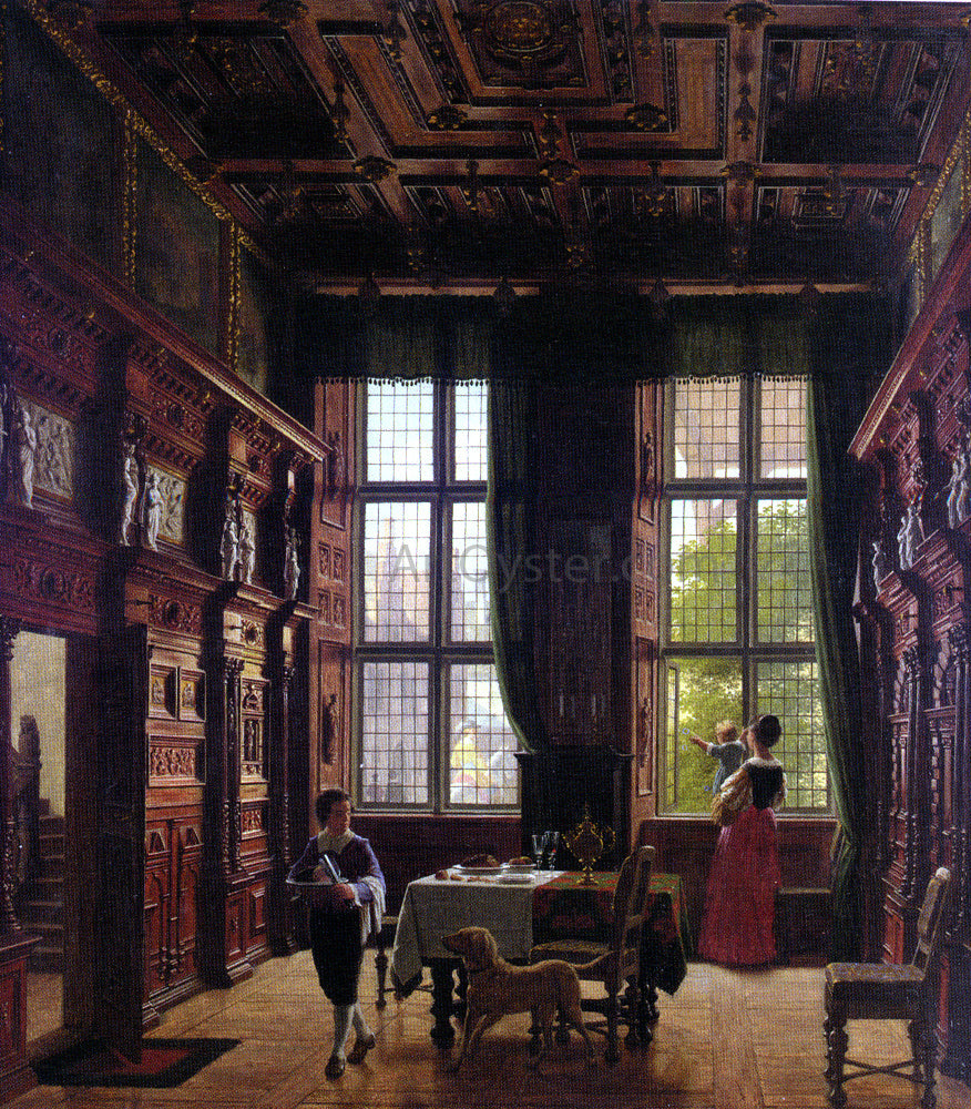  Heinrich Hansen Interior, Lubeck - Canvas Print