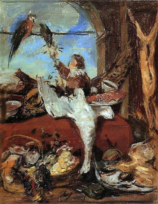  Eugene-Louis Boudin Interior of a Pantry (after Frans Snyders) - Canvas Print