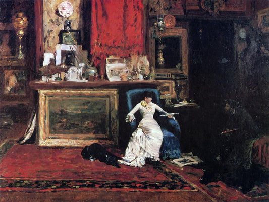  William Merritt Chase Interior of the Artist's Studio (also known as The Tenth Street Studio) - Canvas Print