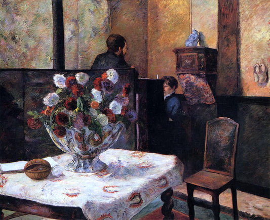  Paul Gauguin Interior of the Painter's House, rue Carcel - Canvas Print