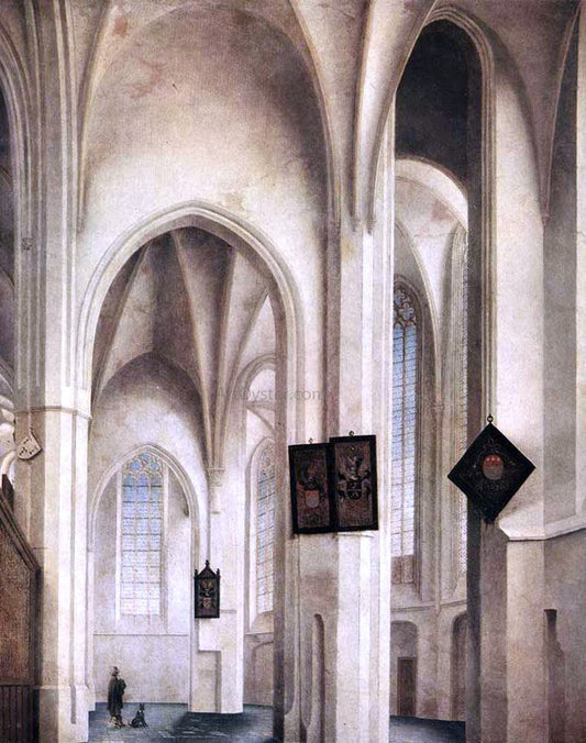  Pieter Jansz Saenredam Interior of the St Jacob Church in Utrecht - Canvas Print