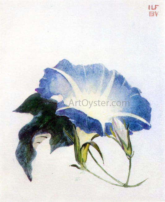  John La Farge Ipomoea (also known as Morning Glory) - Canvas Print