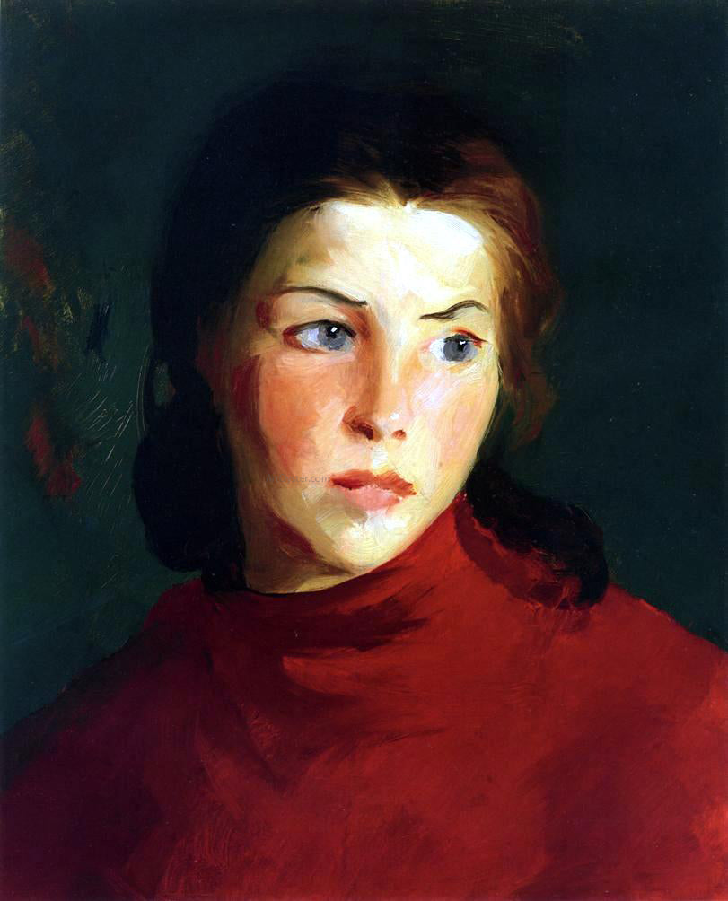  Robert Henri Irish Girl (Mary Lavelle) - Canvas Print