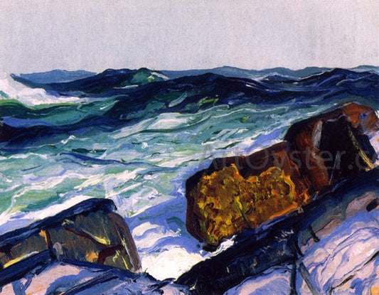  George Wesley Bellows Iron Coast, Monhegan - Canvas Print