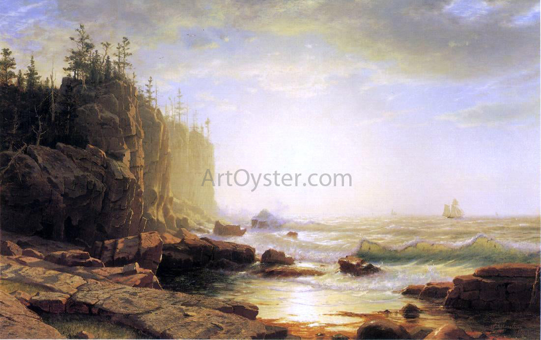  William Stanley Haseltine Iron-Bound, Coast of Maine - Canvas Print