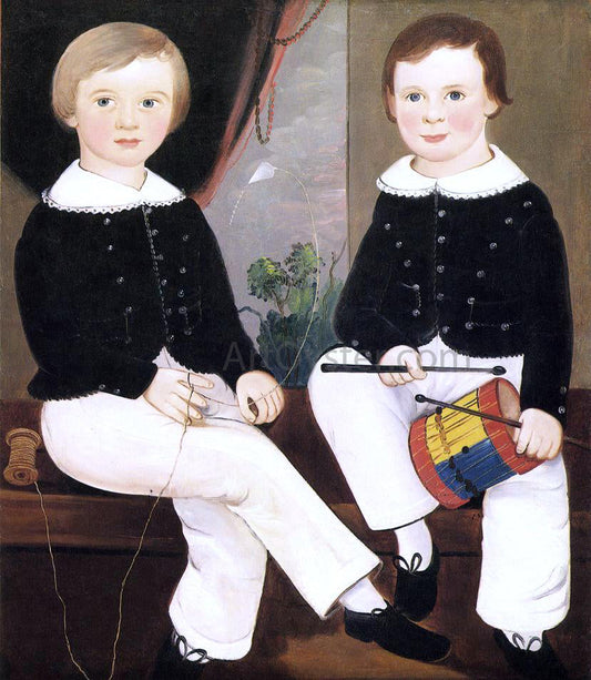  William Matthew Prior Isaac Josiah and William Mulford Hand - Canvas Print