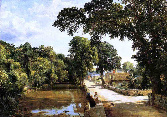  Jasper Francis Cropsey Isle of Wight - Canvas Print