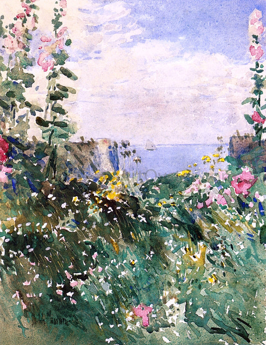  Frederick Childe Hassam Isles of Shoals Garden, Appledore - Canvas Print