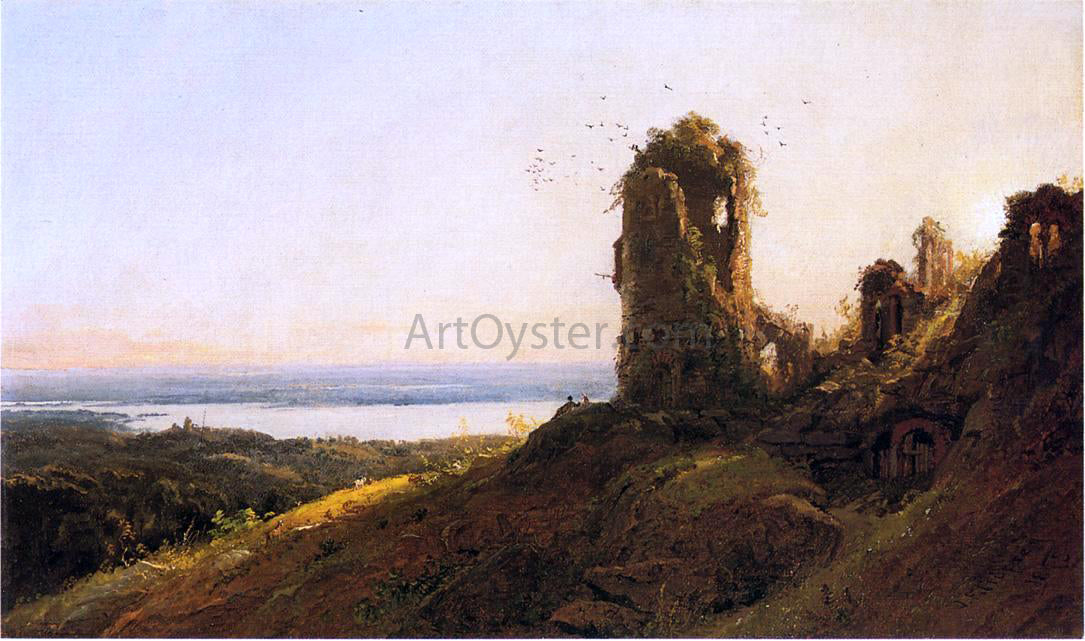  Jasper Francis Cropsey Italian Landscape - Canvas Print