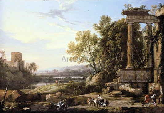  Pierre Patel Italianate Landscape - Canvas Print