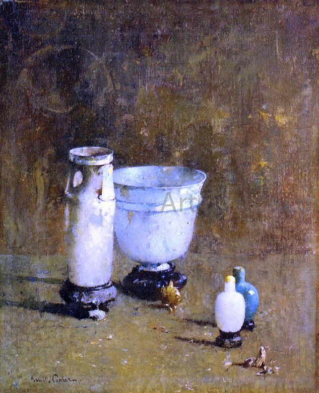  Emil Carlsen Jade and Ancient Glass - Canvas Print