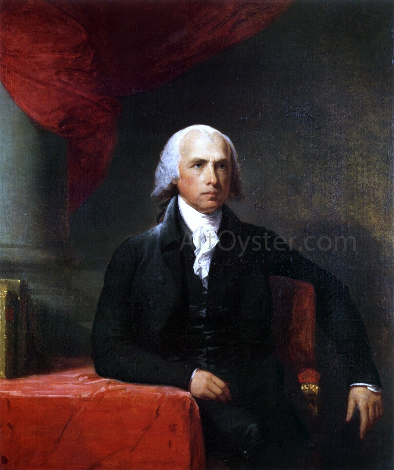  Gilbert Stuart James Madison - Canvas Print