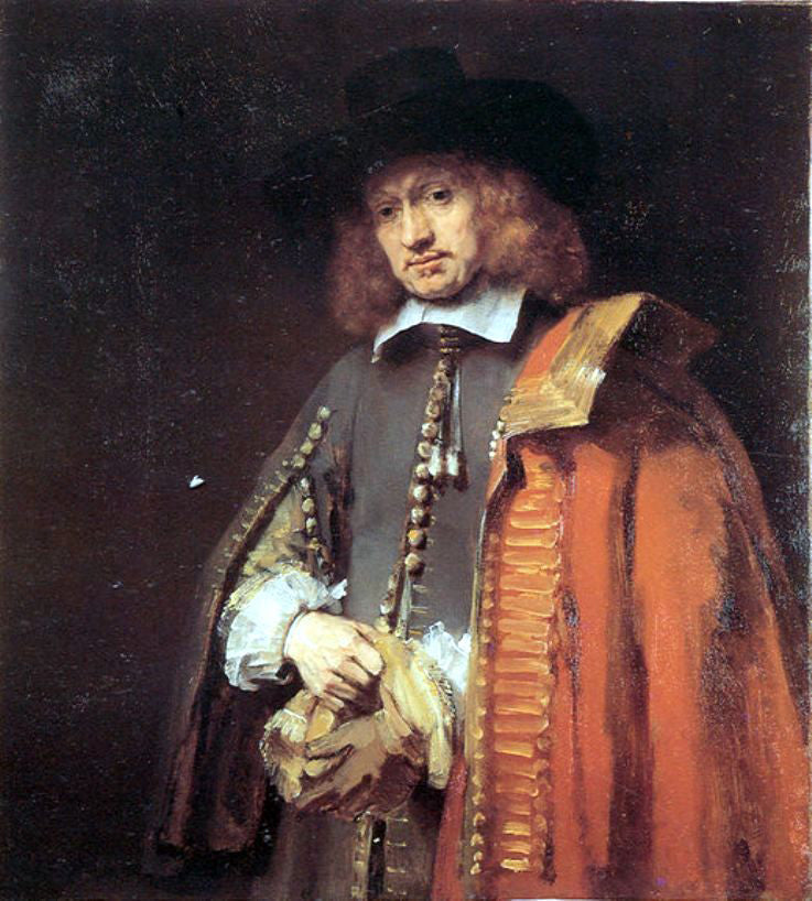  Rembrandt Van Rijn Jan Six - Canvas Print