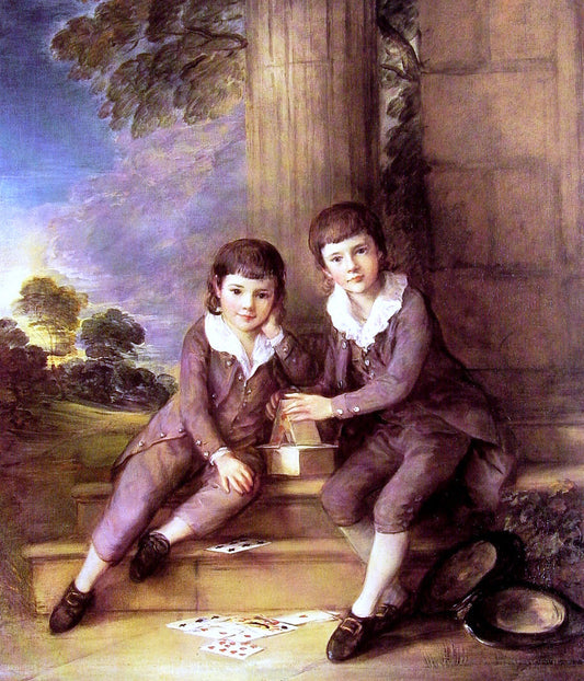  Thomas Gainsborough John and Henry Trueman Villebois - Canvas Print