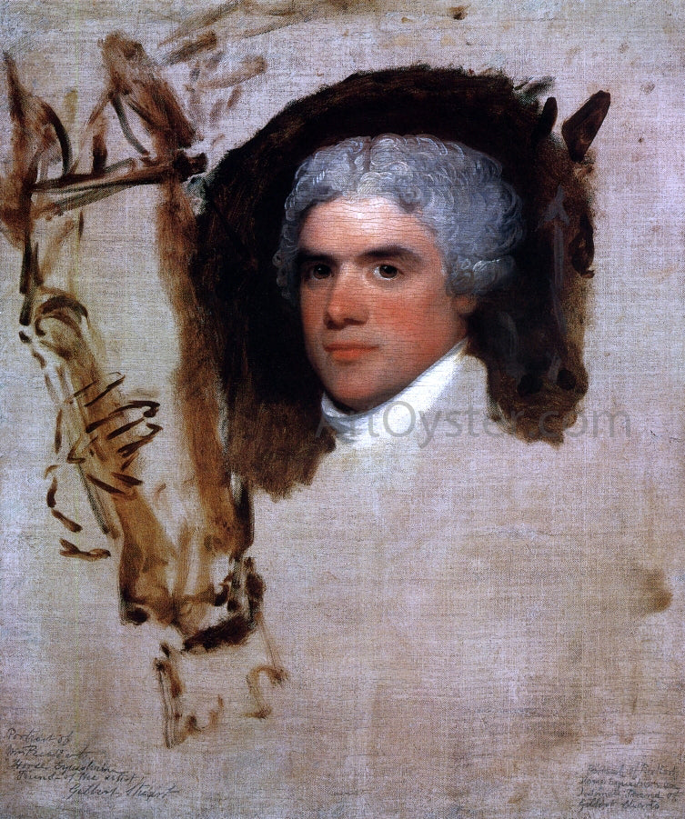  Gilbert Stuart John Bill Ricketts (unfinished) (also known as Breschard, the Circus Rider) - Canvas Print