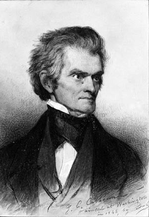  Savinien Edme Dubourjal John C. Calhoun - Canvas Print