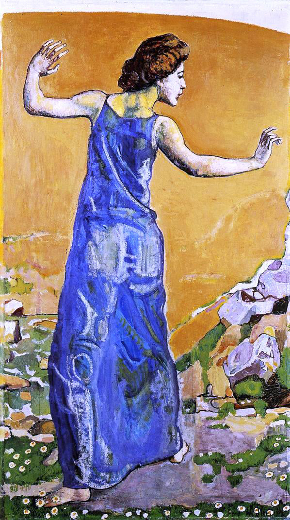  Ferdinand Hodler Joyous Woman - Canvas Print