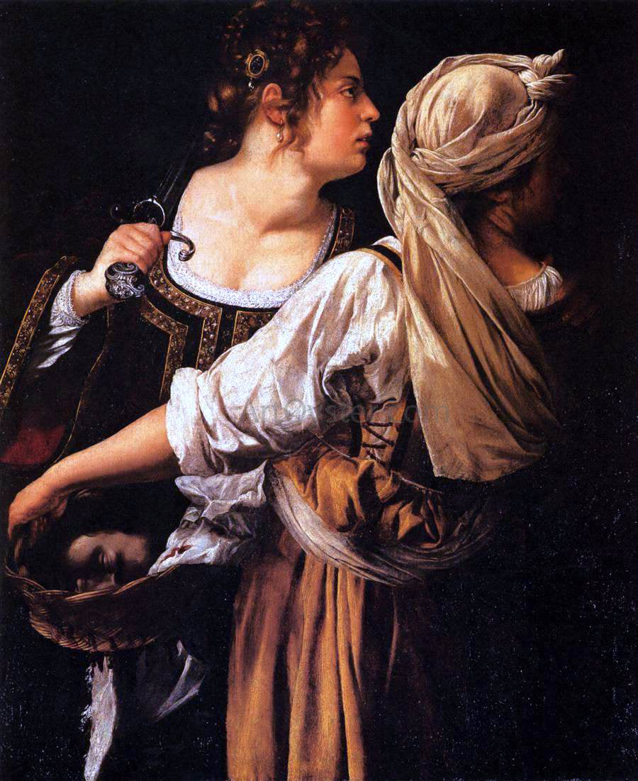  Artemisia Gentileschi Judith and Her Maidservant - Canvas Print