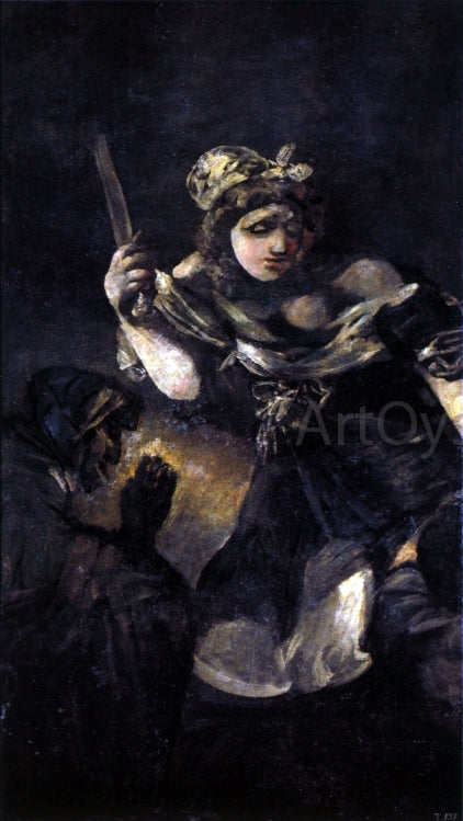  Francisco Jose de Goya Y Lucientes Judith and Holovernes - Canvas Print