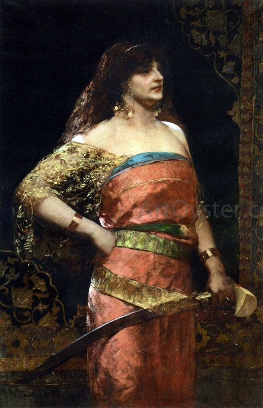  Jean-Joseph Benjamin Constant Judith - Canvas Print