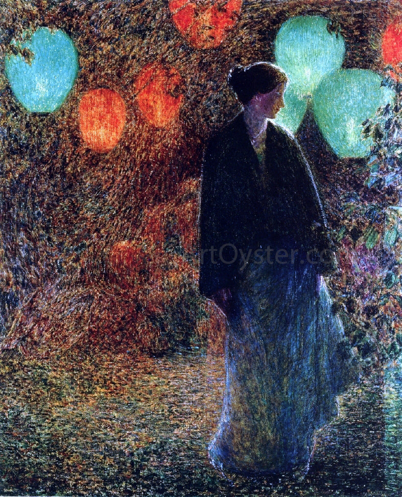  Frederick Childe Hassam July Night - Canvas Print