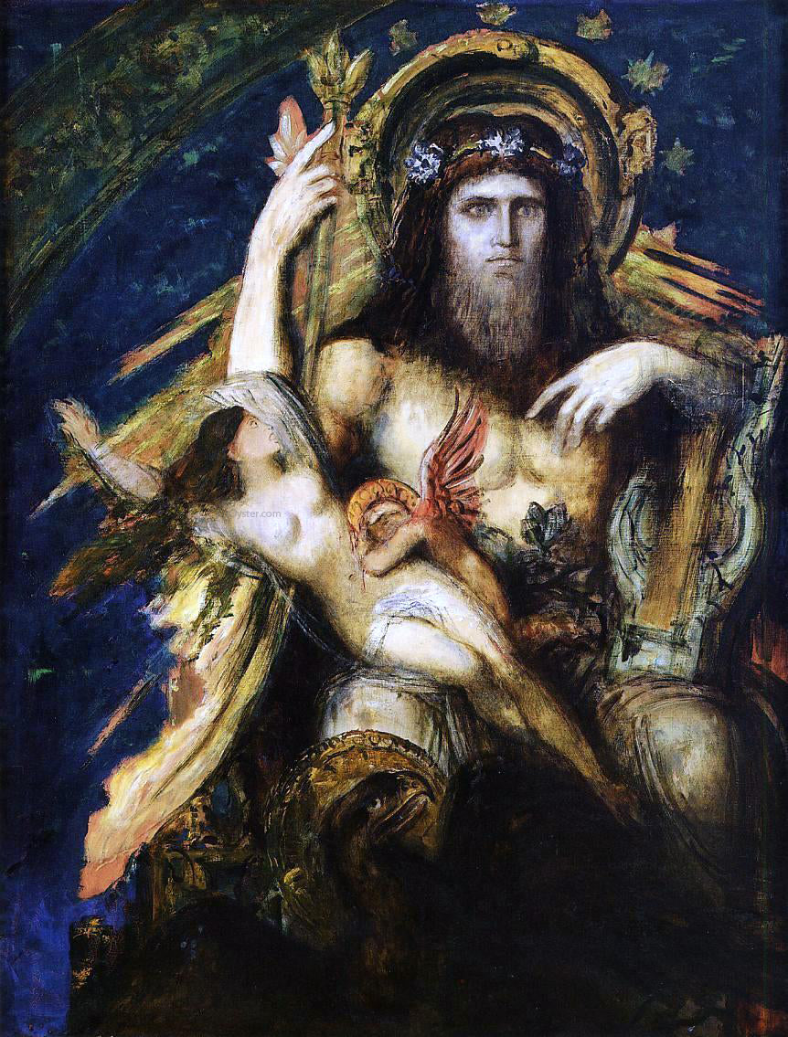  Gustave Moreau Jupiter and Semele - Canvas Print