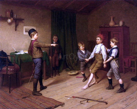  Harry Brooker Kangaroo Court - Canvas Print