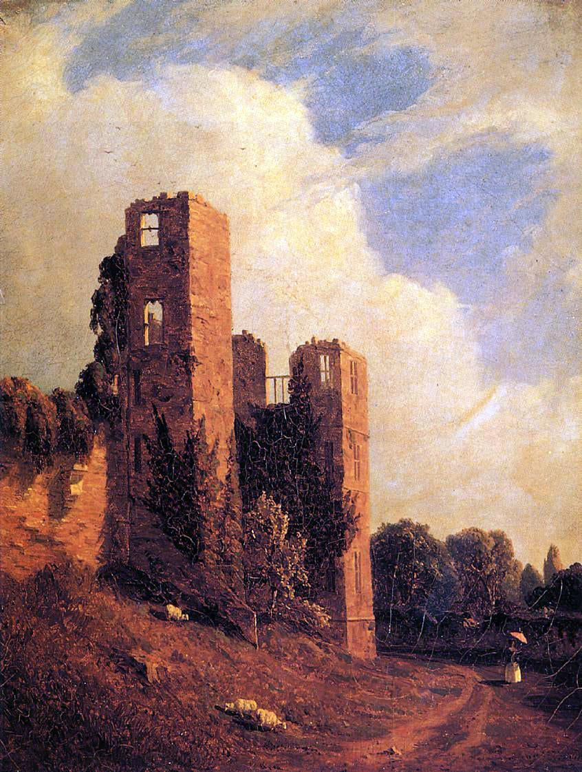  Sanford Robinson Gifford Kenilworth Castle - Canvas Print