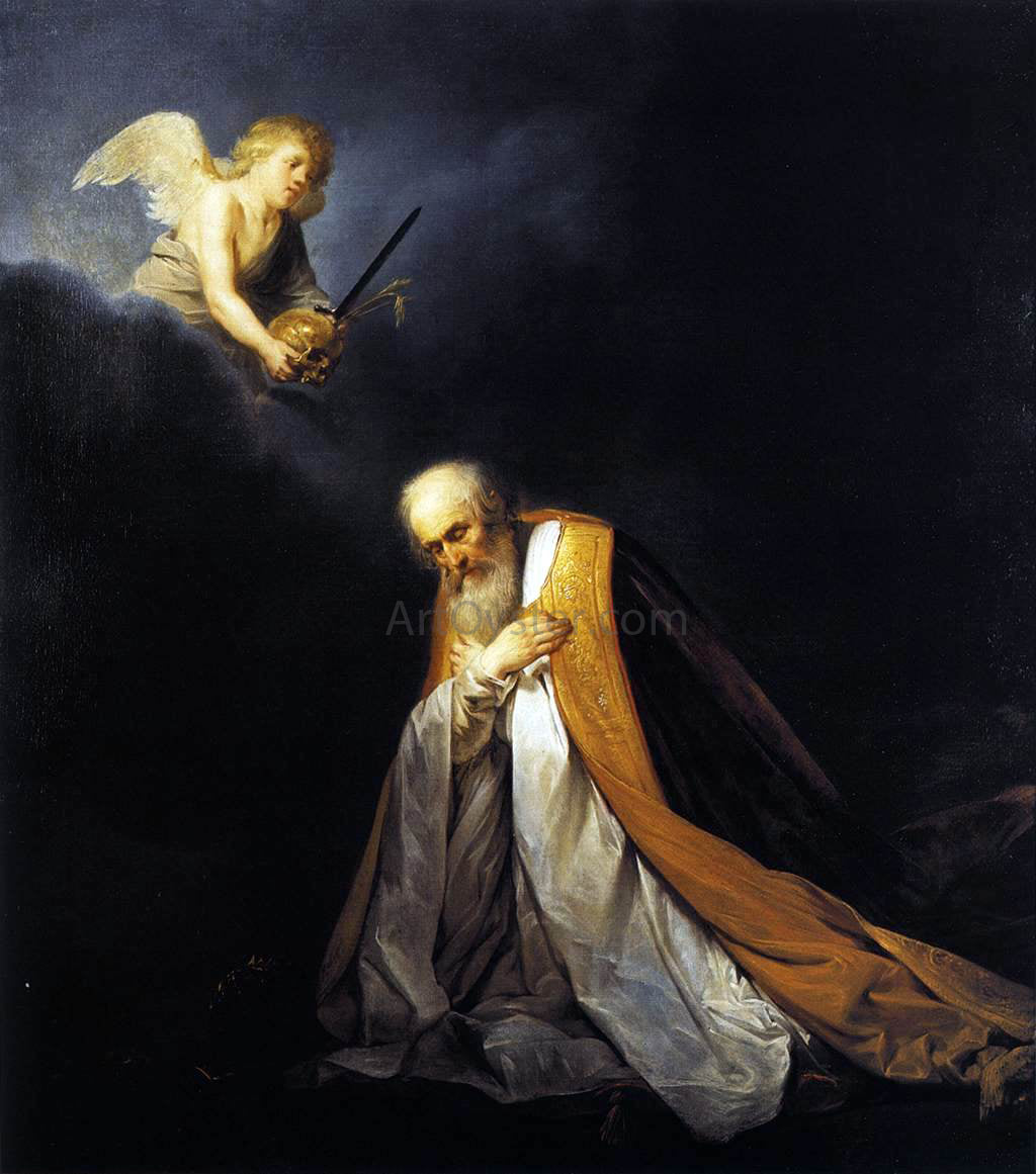  Pieter De Grebber King David in Prayer - Canvas Print