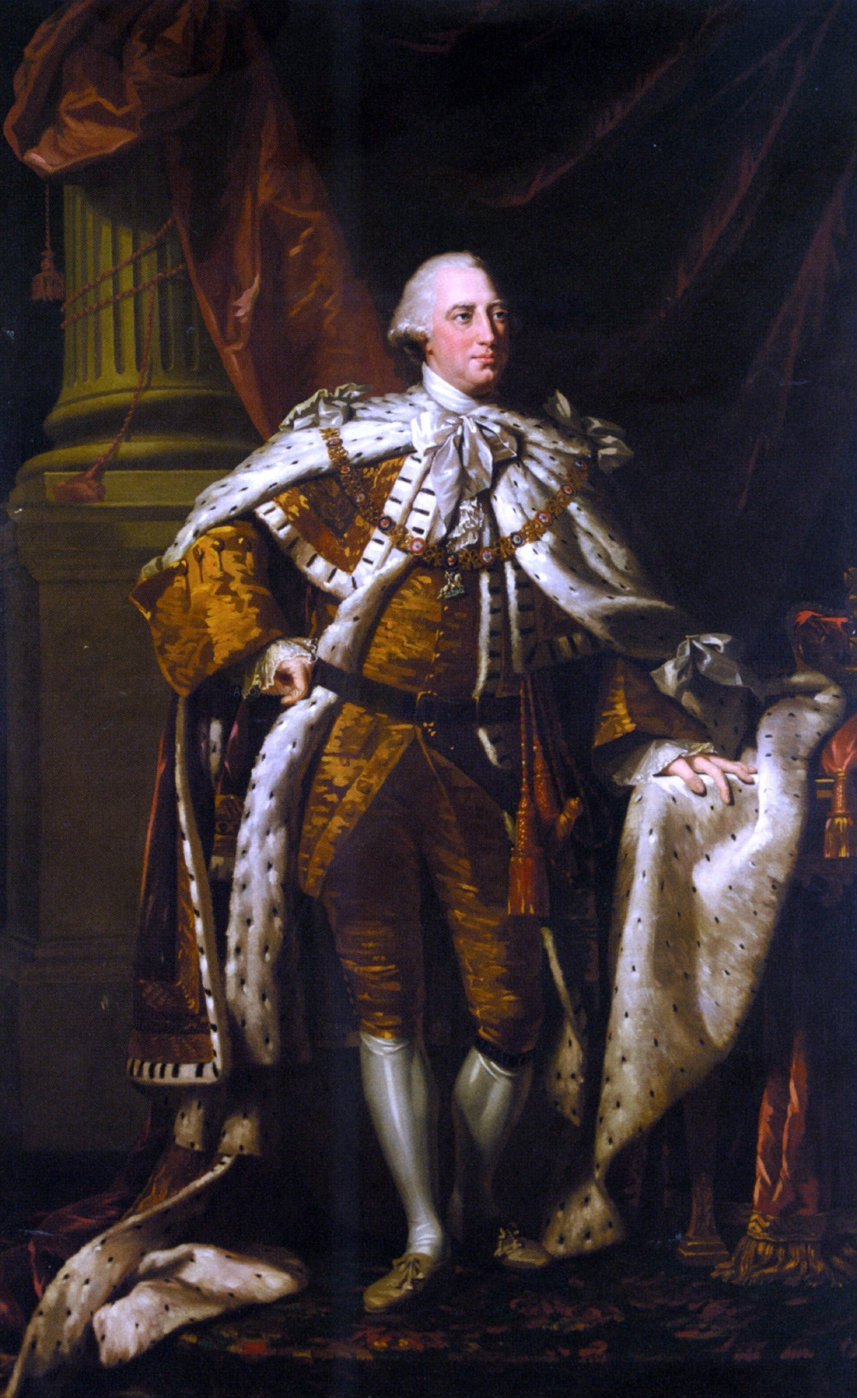  Nathaniel Dance King George III - Canvas Print