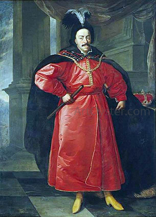  II Daniel Schultz King John Casimir II in Polish Costume - Canvas Print