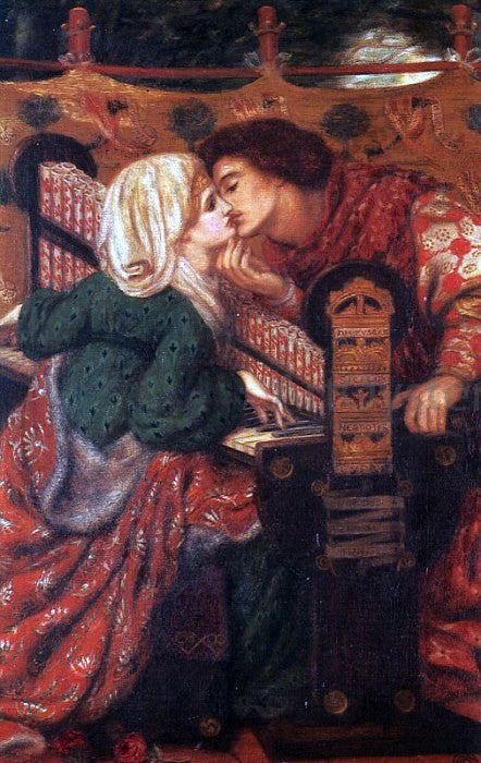  Dante Gabriel Rossetti King Rene's Honeymoon - Canvas Print