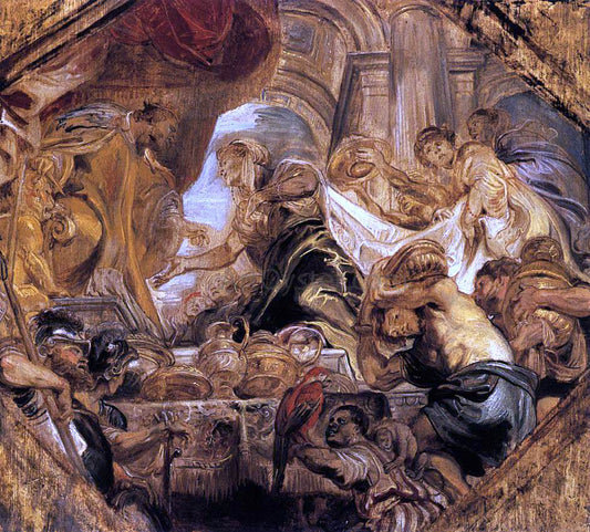  Peter Paul Rubens King Solomon and the Queen of Sheba - Canvas Print