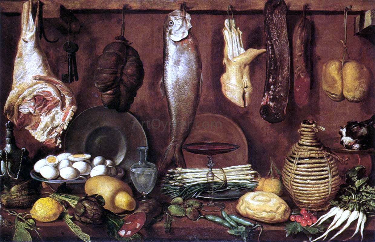  Jacopo Da empoli Kitchen Still-Life - Canvas Print