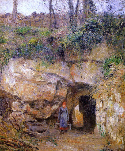  Camille Pissarro La Carrier a l'Hermitage, Pontoise - Canvas Print