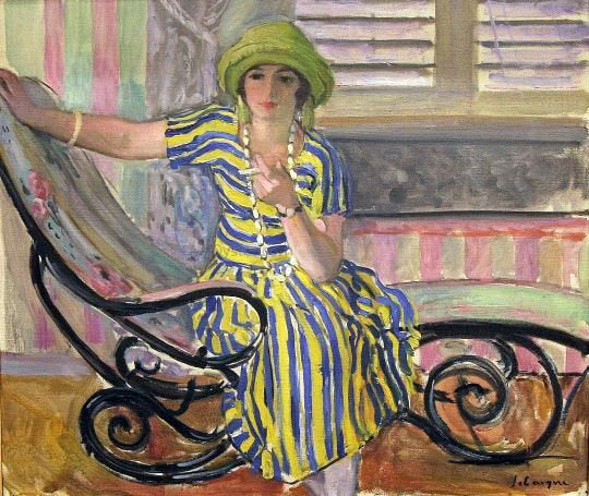  Henri Lebasque La Cigarette - Canvas Print