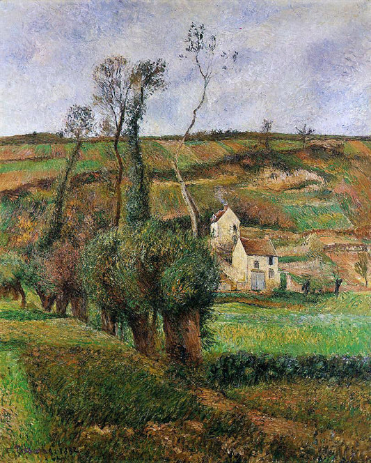  Camille Pissarro La Cote de 'Chou' a Pontoise - Canvas Print