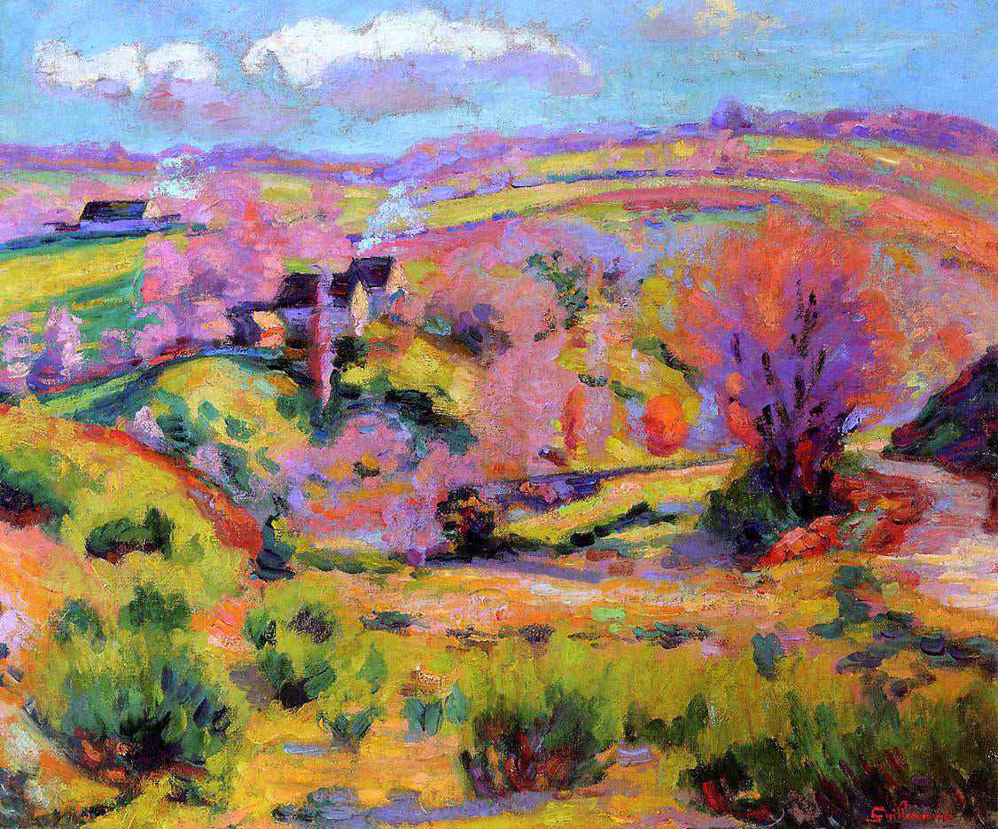  Armand Guillaumin La Creuse Landscape, Spring - Canvas Print